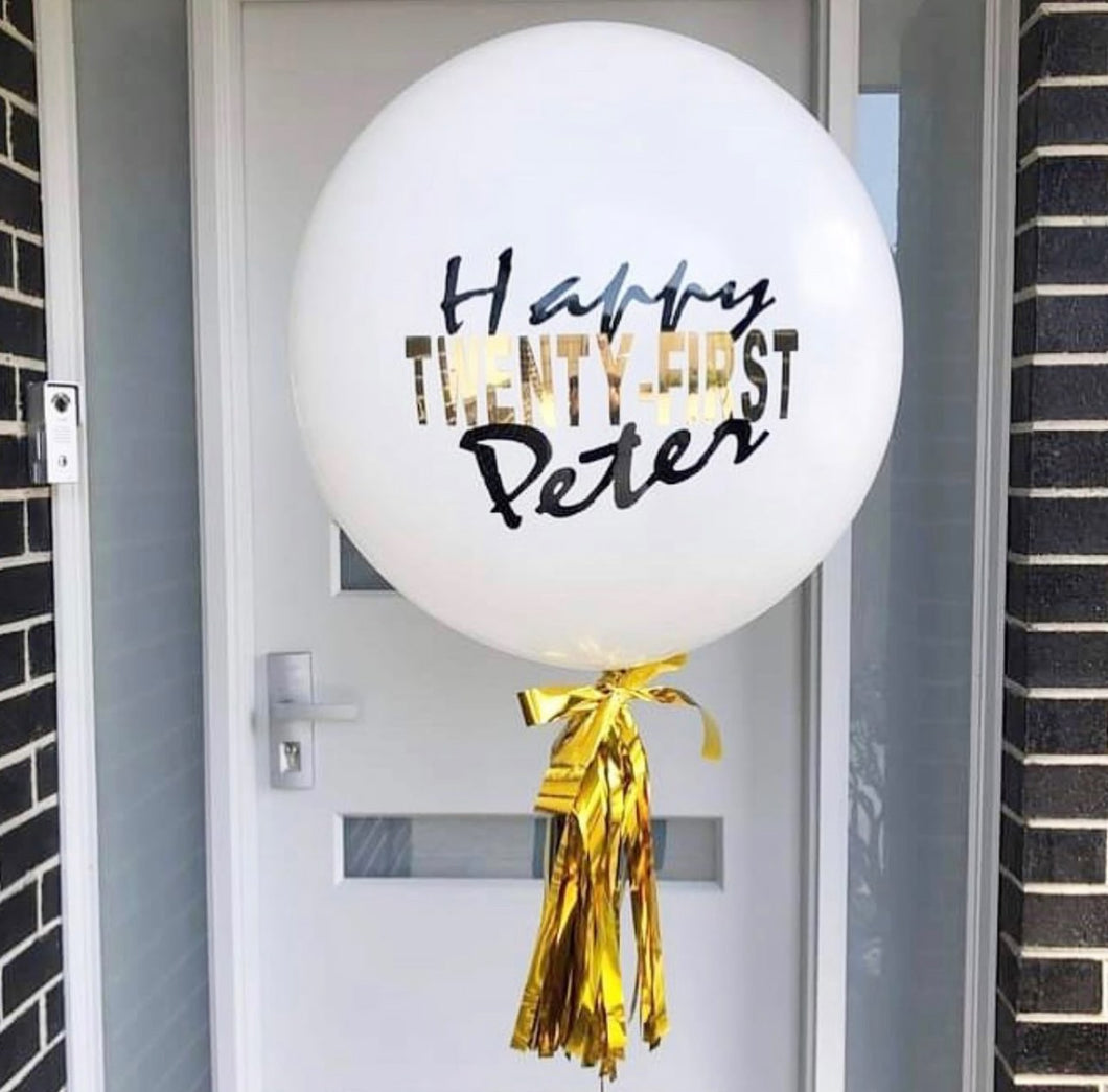 PERSONALISED HELIUM BALLOON